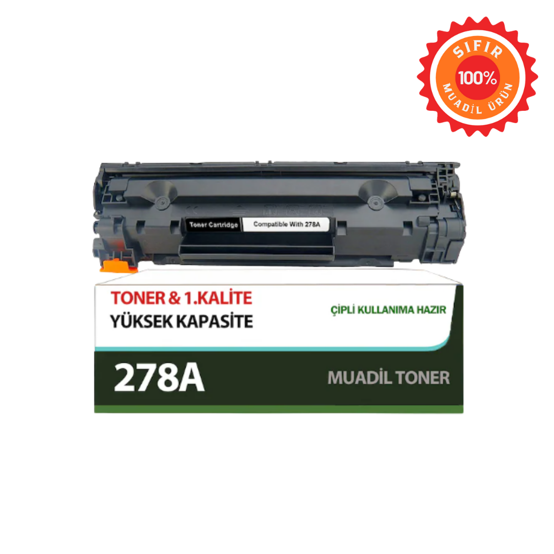 HP 278A / CE278A (Canon 728) Siyah Muadil Toner - HP LaserJet P1566, P1606dn, M1536dnf, Canon MF4410, MF4450