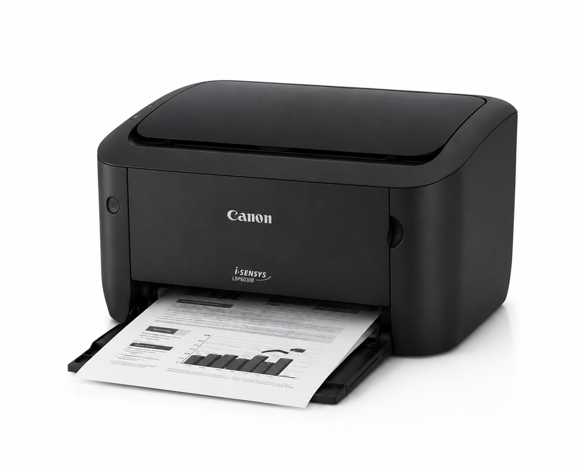 Canon i-SENSYS LBP6030 Siyah Beyaz Lazer Yazıcı - Kompakt ve Hızlı Ev / Ofis Tipi