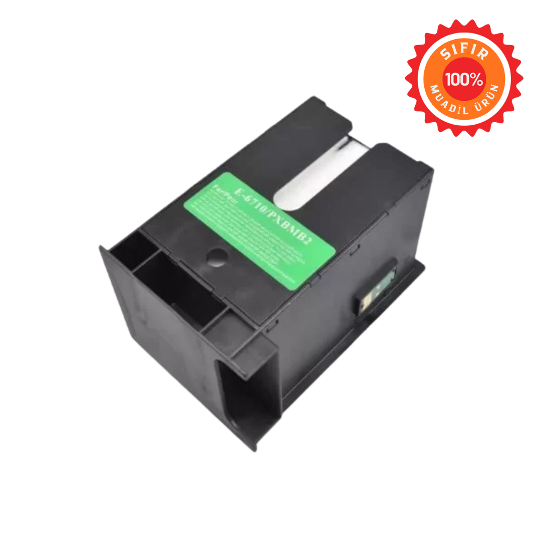 Epson Uyumlu T6710 (C13T671000) Bakım Kutusu - Atık Mürekkep Ünitesi (Çipli) - Workforce WF-3010 WF-3520 L1455 Serileri Için