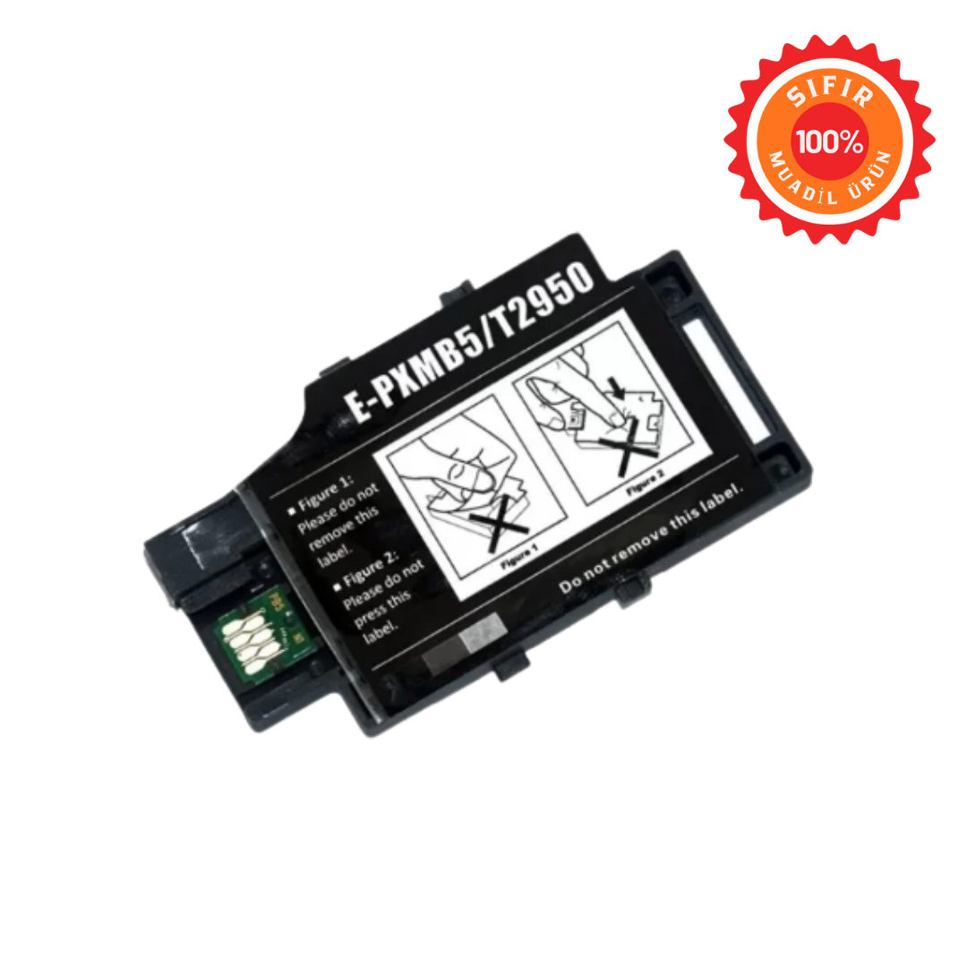 Epson Uyumlu T2950 (C13T295000) Bakım Kutusu - Atık Mürekkep Ünitesi (Çipli) - WF-100 WF-100W WF-110 Serileri Için