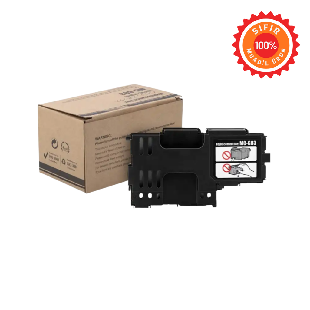 Canon Uyumlu MC-G03 Bakım Kartuşu - Atık Mürekkep Ünitesi (Çipli) - Maxıfy GX3040 GX4040 GX3050 GX4050 Serileri Için