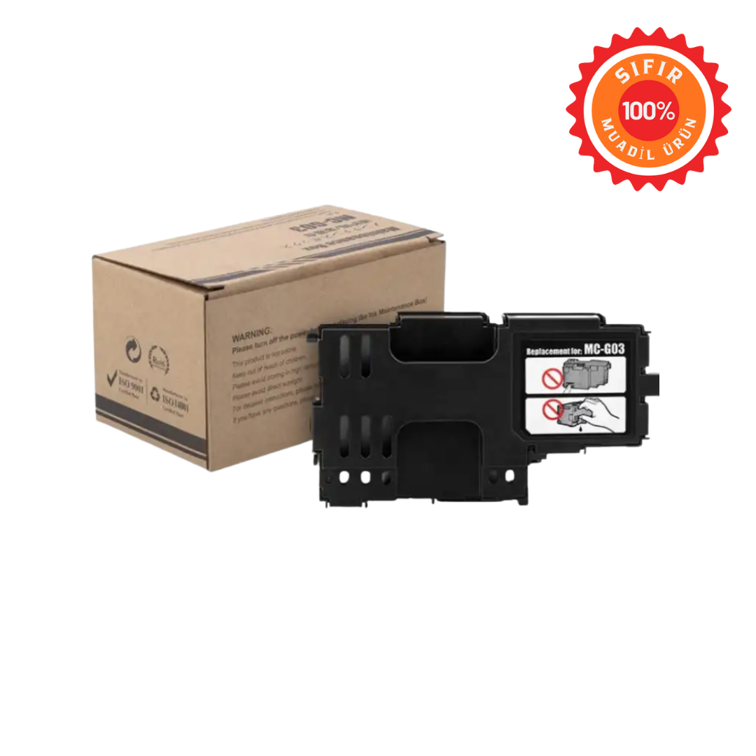 Canon Uyumlu MC-G03 Bakım Kartuşu - Atık Mürekkep Ünitesi (Çipli) - Maxıfy GX3040 GX4040 GX3050 GX4050 Serileri Için