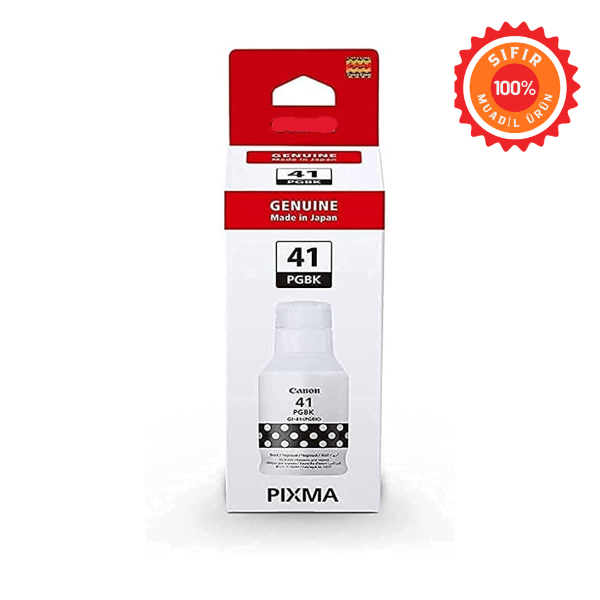 Canon GI-41 Muadil Mürekkep Seti 4 Renk (Siyah, Mavi, Kırmızı, Sarı) - Yüksek Kapasiteli