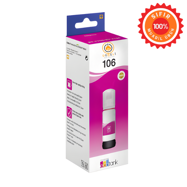 Epson 105 / 106 Muadil Mürekkep Seti 4 Renk (Siyah, Mavi, Kırmızı, Sarı) - Yüksek Kapasiteli
