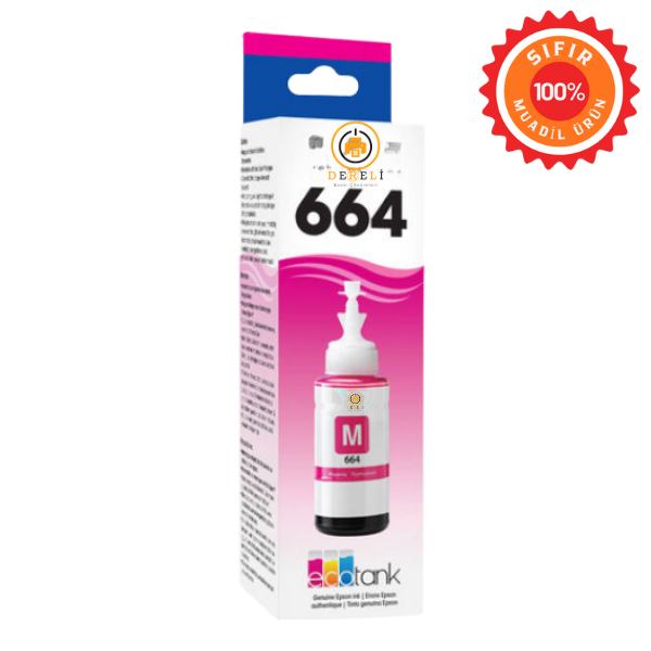 Epson 664 (T664) Muadil Mürekkep Seti 4 Renk (Siyah, Mavi, Kırmızı, Sarı) - Yüksek Kapasiteli