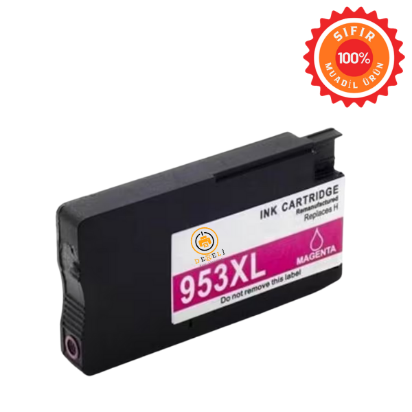 HP 953XL Muadil Kartuş Seti 4 Renk (Siyah, Mavi, Kırmızı, Sarı) - Yüksek Kapasiteli Çipli
