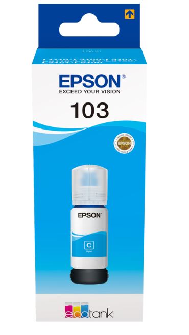 Epson 103 Orijinal Mürekkep Seti 4 Renk (Siyah, Mavi, Kırmızı, Sarı) - Yüksek Kapasiteli