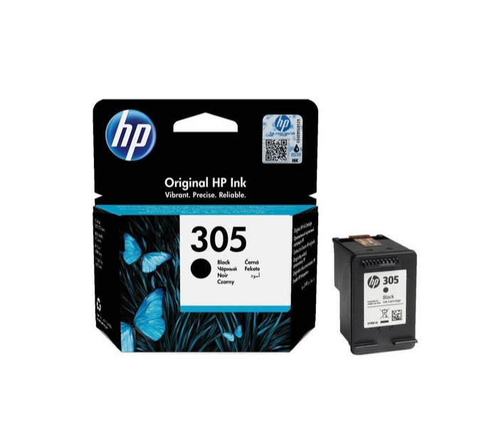 HP 305 Siyah Orijinal Kartuş Deskjet 2710 2720 4120 4130 Envy 6020 6420