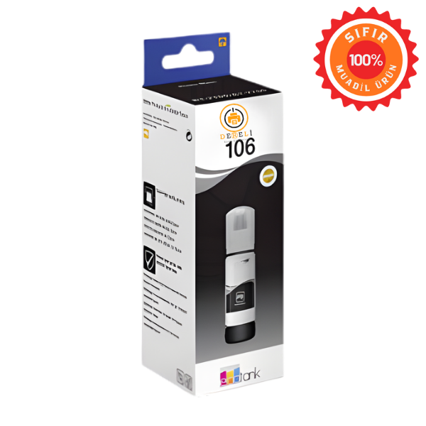 Epson 105 / 106 Muadil Mürekkep Seti 4 Renk (Siyah, Mavi, Kırmızı, Sarı) - Yüksek Kapasiteli