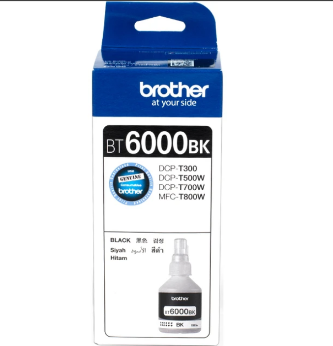 Brother BT60 / BT5000 Orijinal Mürekkep Seti 4 Renk (Siyah, Mavi, Kırmızı, Sarı) - Yüksek Kapasiteli