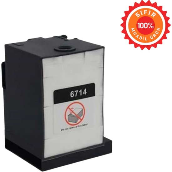 Drl Epson Uyumlu T6714 (C13T671400) Bakım Kutusu - Atık Mürekkep Ünitesi (Çipli) - Workforce Pro WF-C869R WF-C8190 WF-C8690 Serileri Için