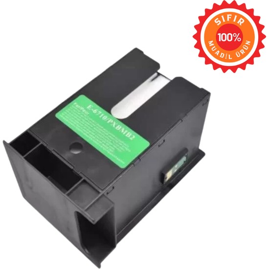 Drl Epson Uyumlu T6710 (C13T671000) Bakım Kutusu - Atık Mürekkep Ünitesi (Çipli) - Workforce WF-3010 WF-3520 L1455 Serileri Için