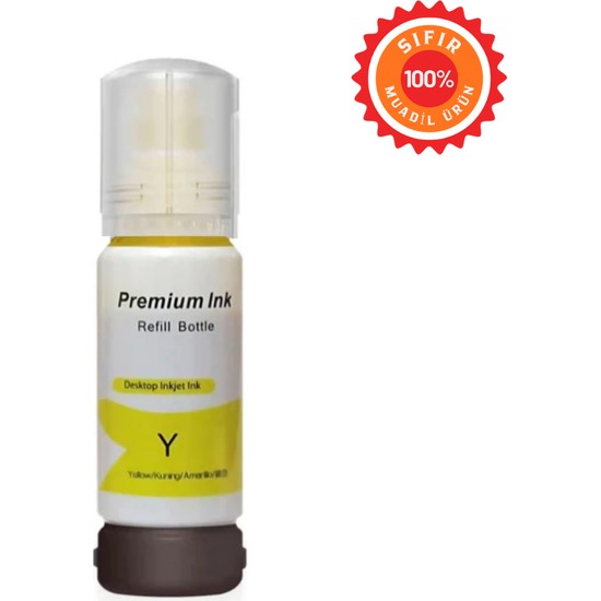 Drl Refill Ink Epson 103 / 101 Uyumlu Sarı Mürekkep 70ML - L3150 L3250 L3110 Serileri Için